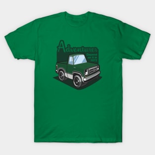 Bright Green Adventurer (White-Based) - 1972 T-Shirt